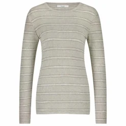 By Bar T-shirt Basic Is Pearl Rayé | Gris New