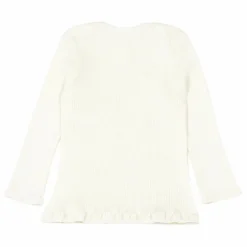 Hot Minimalisma T-shirt Belfast Soie et Coton | Blanc cassé