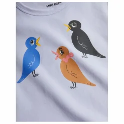 Mini Rodini T-shirt Bird Coton Bio | Lilas tLilas