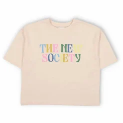the new society T-Shirt Boreal | Rose pâle Discount