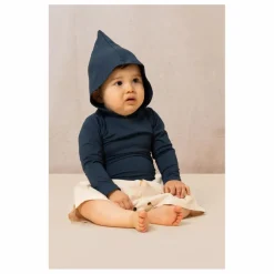 Hot Studio Bohème T-shirt Capuche Anti-UV | Bleu marine