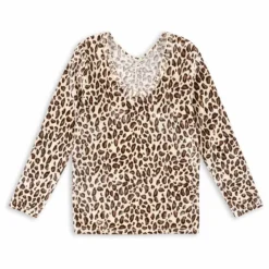 Online Konges Sløjd T-shirt Carlito Léopard Velours Fibres Recyclées | Beige