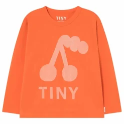 Sale Tinycottons T-shirt Cerises Coton Bio | Rouge