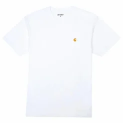 Carhartt WIP T-shirt Chase Coton | Blanc Hot