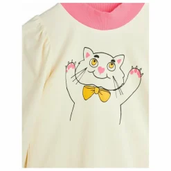 Mini Rodini T-shirt Chat Coton Bio | Ecru Online