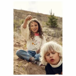 Mini Rodini T-shirt Chat Coton Bio | Ecru Online