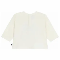 Hot Petit Bateau T-shirt Chat Coton Bio | Ecru