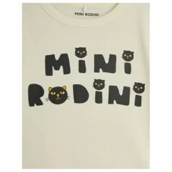 Enfant Mini Rodini T-Shirts, Chemises|Blouses, T-Shirts|T-Shirt Chat Coton Bio |