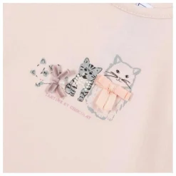 Tartine et Chocolat T-shirt Chats | Rose pâle Discount
