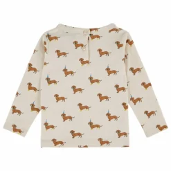 Emile et Ida T-shirt Chiens Coton Bio | Ecru Best