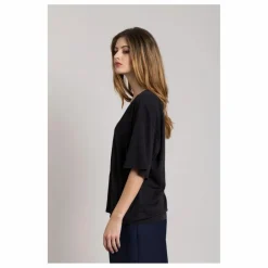 Smallable Woman T-shirt Cloud Coton Bio | Noir Sale