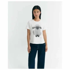 Discount Thinking Mu T-shirt Cloud Sheep Ida Coton Bio | Blanc