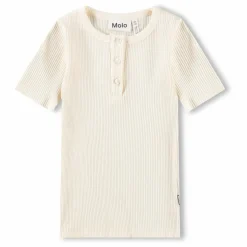 Enfant Molo Blouses, T-Shirts|Blouses, T-Shirts|T-shirt Col Boutonné Côtelé Rosey |