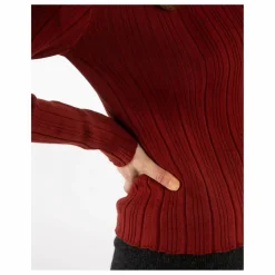 Femme Matona Tee-Shirts, Polos|T-shirt Col Cheminée Côtelé Coton Bio |