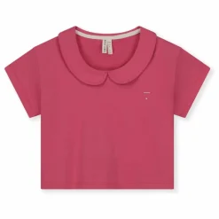 Gray Label T-shirt Col Claudine Coton Bio | Rose fuschia Outlet