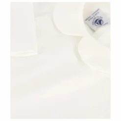 Petit Bateau T-shirt Col Claudine Coving | Blanc Discount