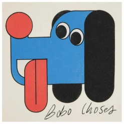 Bobo Choses T-shirt Col Montant Chien Coton Bio | Ecru Clearance