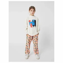 Bobo Choses T-shirt Col Montant Chien Coton Bio | Ecru Clearance