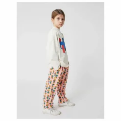 Bobo Choses T-shirt Col Montant Chien Coton Bio | Ecru Clearance