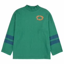 Enfant Bobo Choses T-Shirts, Chemises|T-shirt Col Montant Tic Tac Toe Coton Bio |