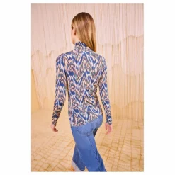 Ulla Johnson T-shirt Col Roulé Aurelia | Bleu Online