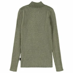 Online Molo T-shirt Col Roulé Ginevra Coton Bio | Vert kaki