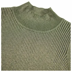 Online Molo T-shirt Col Roulé Ginevra Coton Bio | Vert kaki