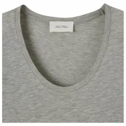 Sale American Vintage T-shirt Col U Jacksonville | Gris chiné