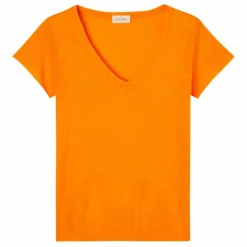 Hot American Vintage T-shirt Col V Jacksonville | Orange