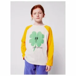 Enfant Bobo Choses Blouses, T-Shirts|T-Shirts, Chemises|T-shirt Colorblock Trèfle Coton Bio |