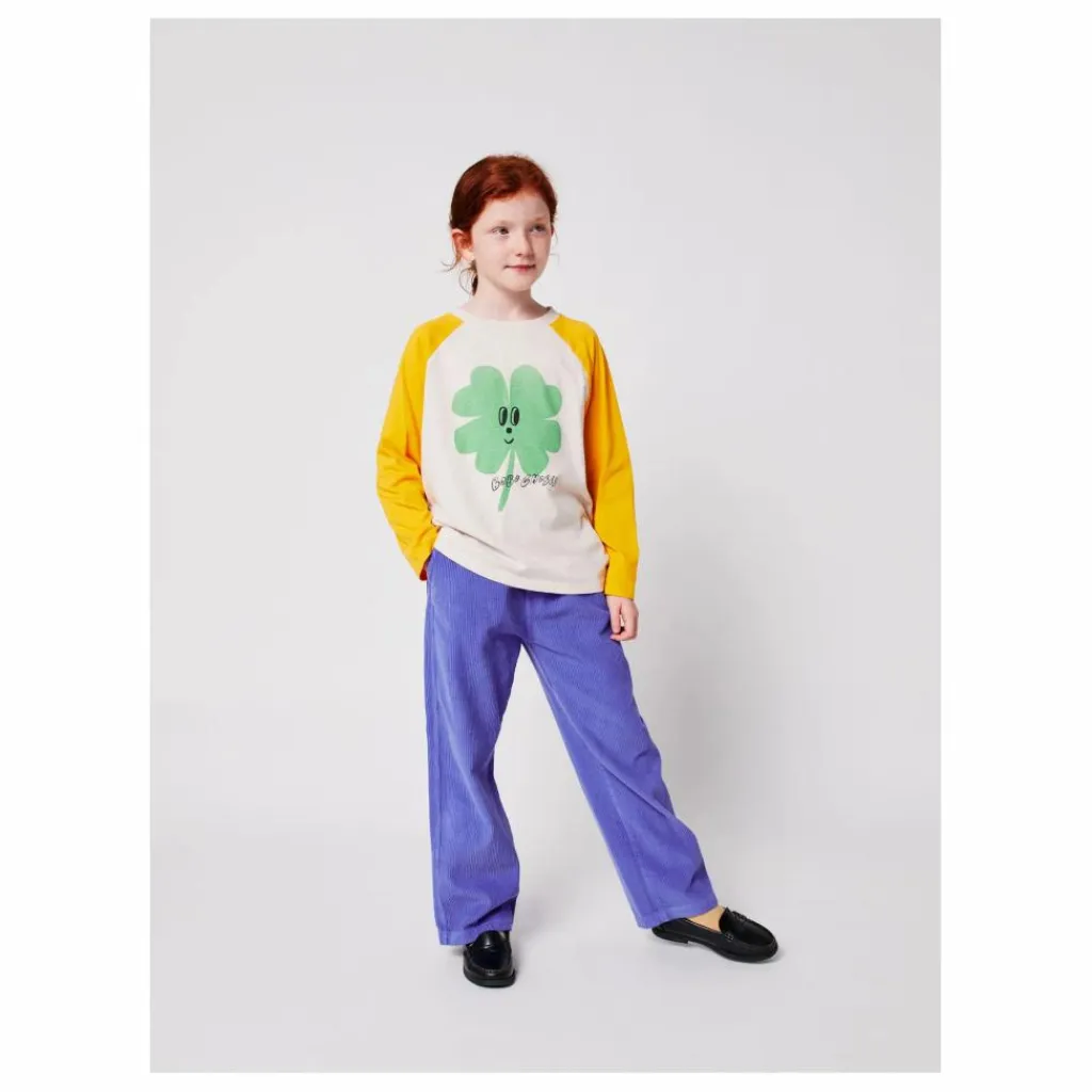 Enfant Bobo Choses Blouses, T-Shirts|T-Shirts, Chemises|T-shirt Colorblock Trèfle Coton Bio |