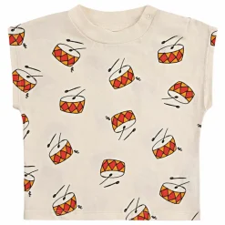 Bobo Choses T-Shirts, Chemises|Blouses, T-Shirts|T-Shirt Coton Bio Tambours |