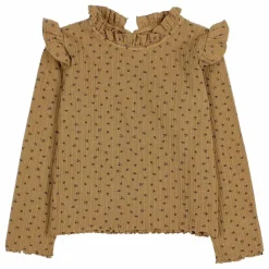Enfant Búho Blouses, T-Shirts|T-shirt Côtelé Fleuri |