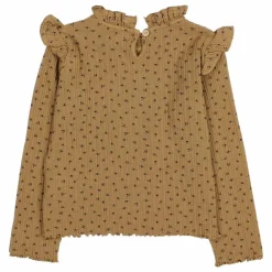 Enfant Búho Blouses, T-Shirts|T-shirt Côtelé Fleuri |