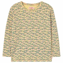 Clearance Tinycottons T-shirt Côtelé Pommes Coton Bio | Jaune