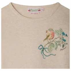 Bonpoint T-shirt Côtelé Tidjiane Coton Bio | Beige chiné