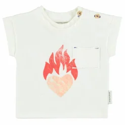 Enfant Piupiuchick T-Shirts, Chemises|Blouses, T-Shirts|T-Shirt Cœur |