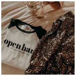 Femme Tajinebanane T-Shirt d'allaitement Open bar |