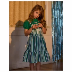 Clearance Goldie + Ace T-Shirt Eden Brodé | Vert sapin