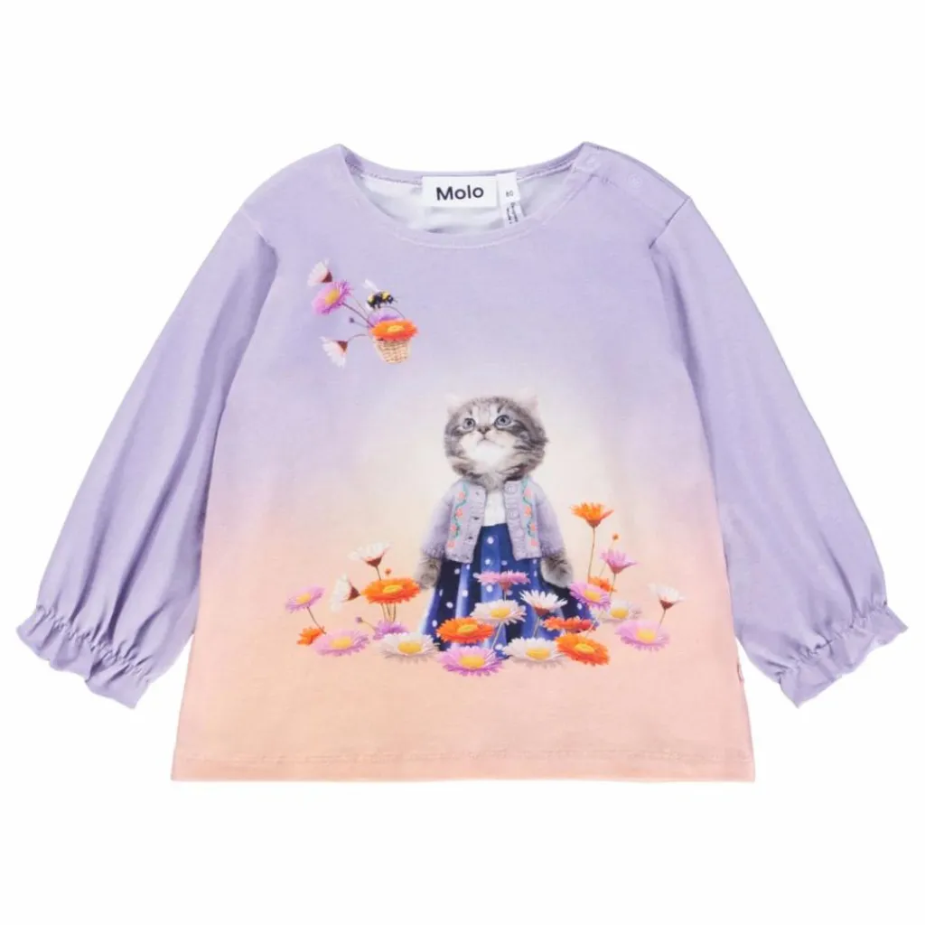 Molo T-shirt Elina Coton Bio | Lilas tLilas Outlet
