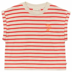 Clearance Arsène et Les Pipelettes T-Shirt Fania Coton Bio | Rouge