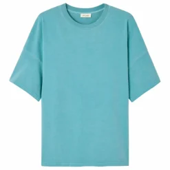 Hot American Vintage T-shirt Fizvalley | Bleu Lagune