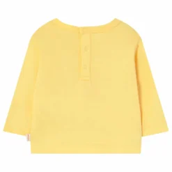 Sale Tinycottons T-shirt Fleur Coton Bio Bébé | Jaune