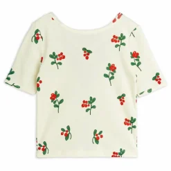 Enfant Mini Rodini T-shirt Fleuri Coton Bio |