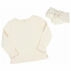 Best Búho T-shirt Foulard Gaze de Coton Bio | Ivoire