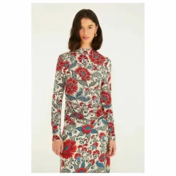 Farm Rio T-shirt Francesca | Sable Best