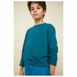 SMALLABLE BASICS T-Shirt Garçon Manches Longues Coton Bio | Vert canard New