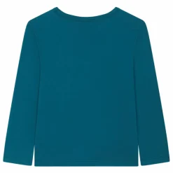 SMALLABLE BASICS T-Shirt Garçon Manches Longues Coton Bio | Vert canard New