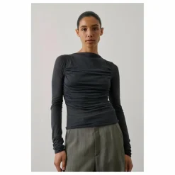 Sale Soeur T-shirt Gaya Coton | Bleu gris