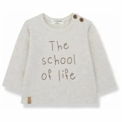 Online 1+ in the family T-shirt Harald | Beige chiné